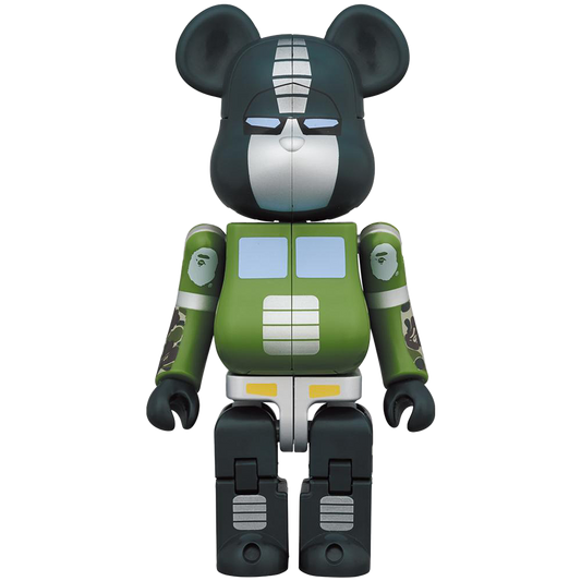 BE@RBRICK × TRANSFORMERS OPTIMUS PRIME BAPE(R) GREEN