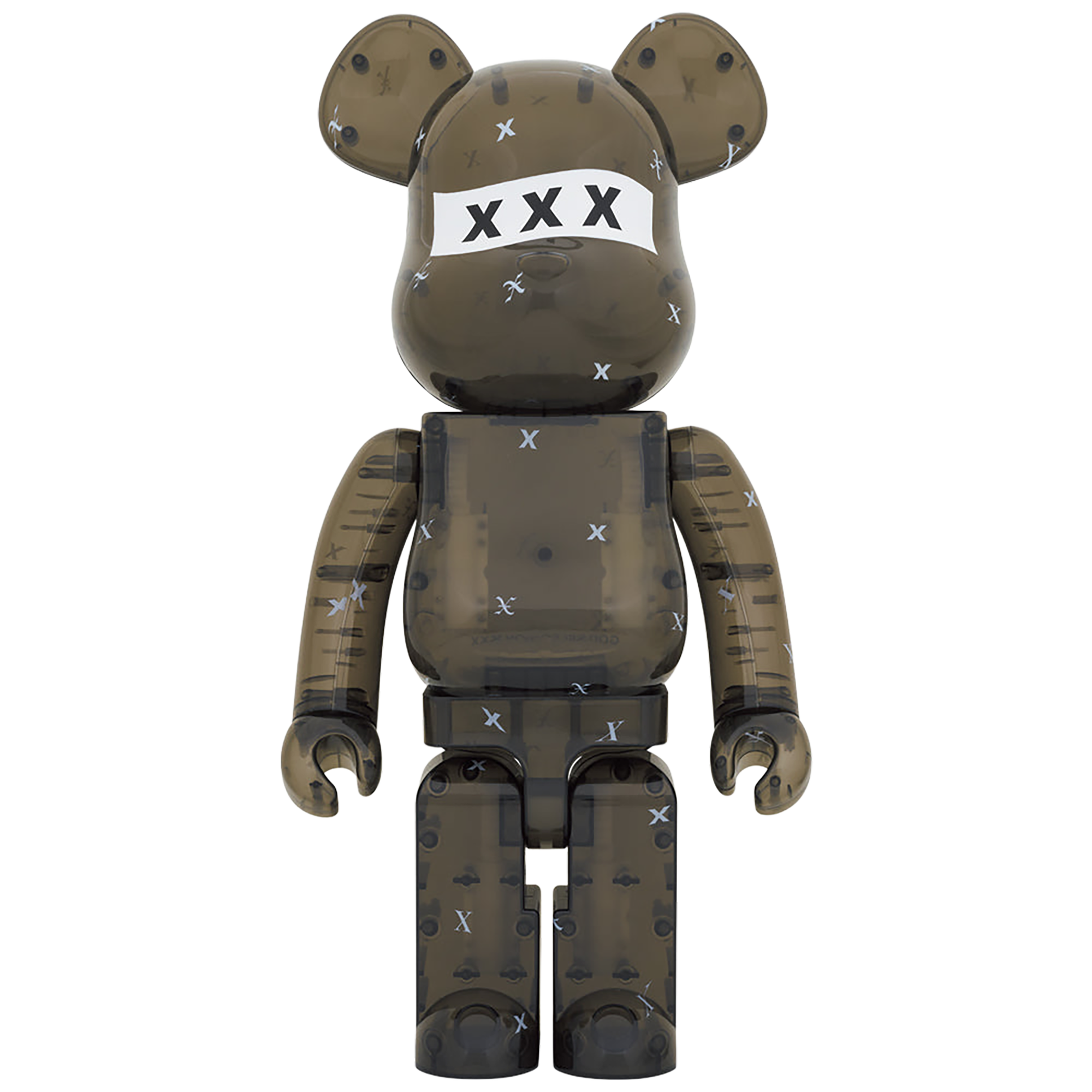 BE@RBRICK GOD SELECTION XXX BLACK CLEAR 1000％