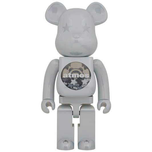 BE@RBRICK atmos WHITE CHROME Ver. 1000％