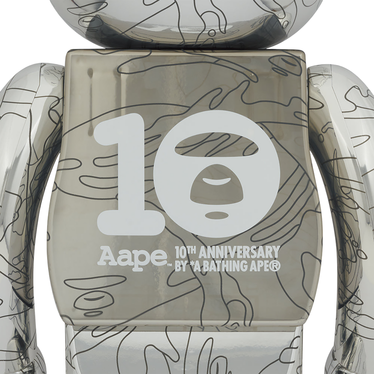 BE@RBRICK AAPE BY A BATHING APE(R) 十周年纪念 1000%