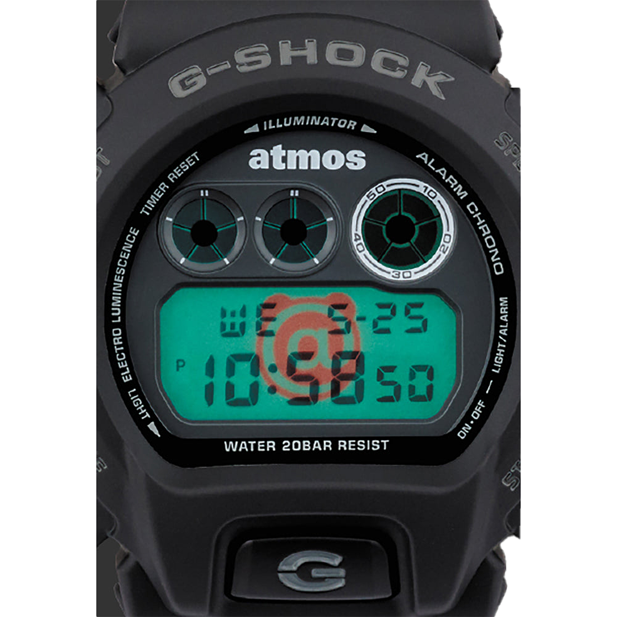 G-SHOCK BE@RBRICK x atmos DW-6900
