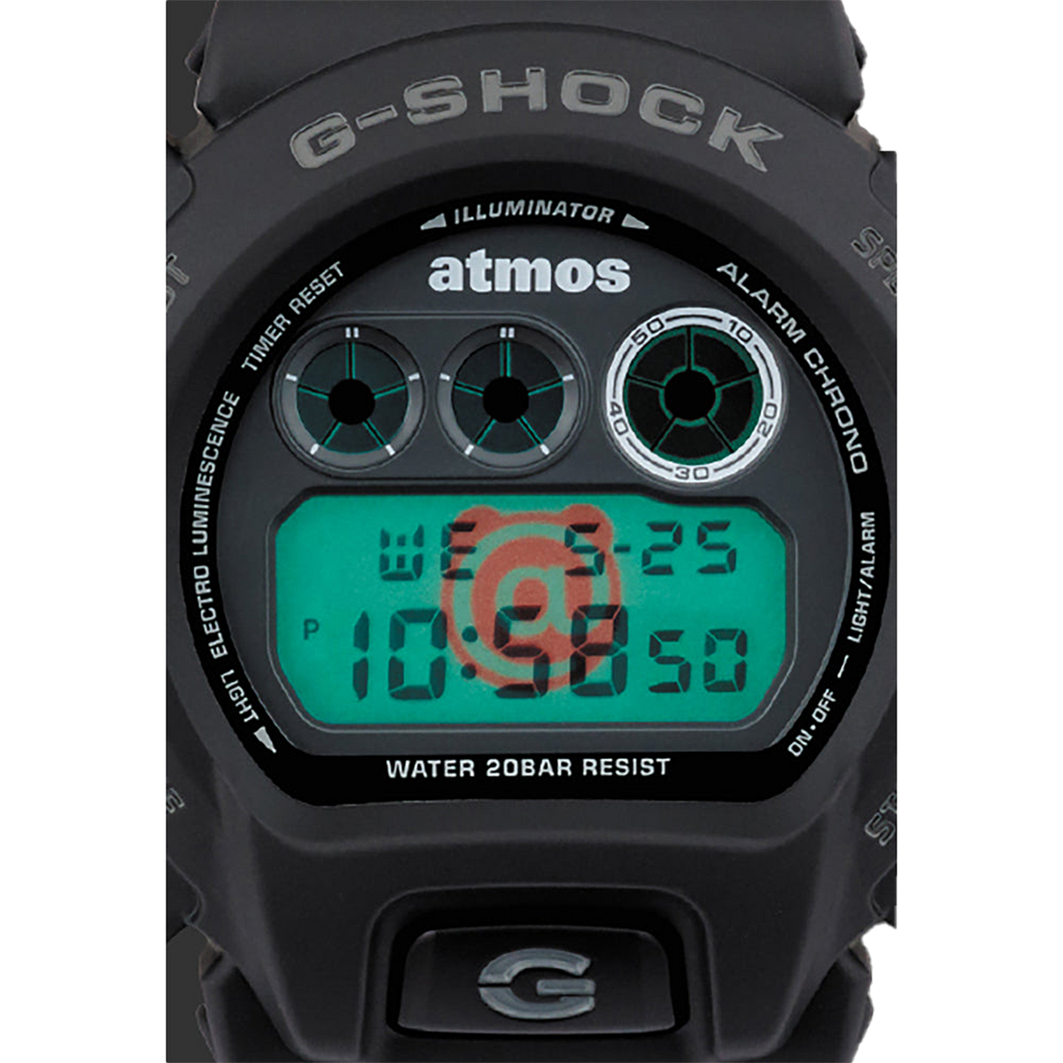 G-SHOCK BE@RBRICK x atmos DW-6900