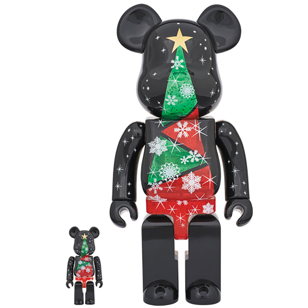 2017 Xmas BE@RBRICK 100％ & 400％セット Stained-glass tree Ver.2_0