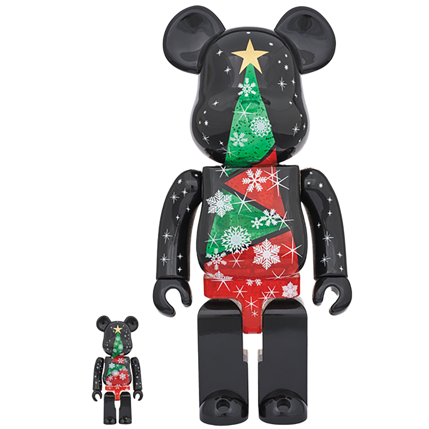 2017 Xmas BE@RBRICK 100％ & 400％セット Stained-glass tree Ver.2