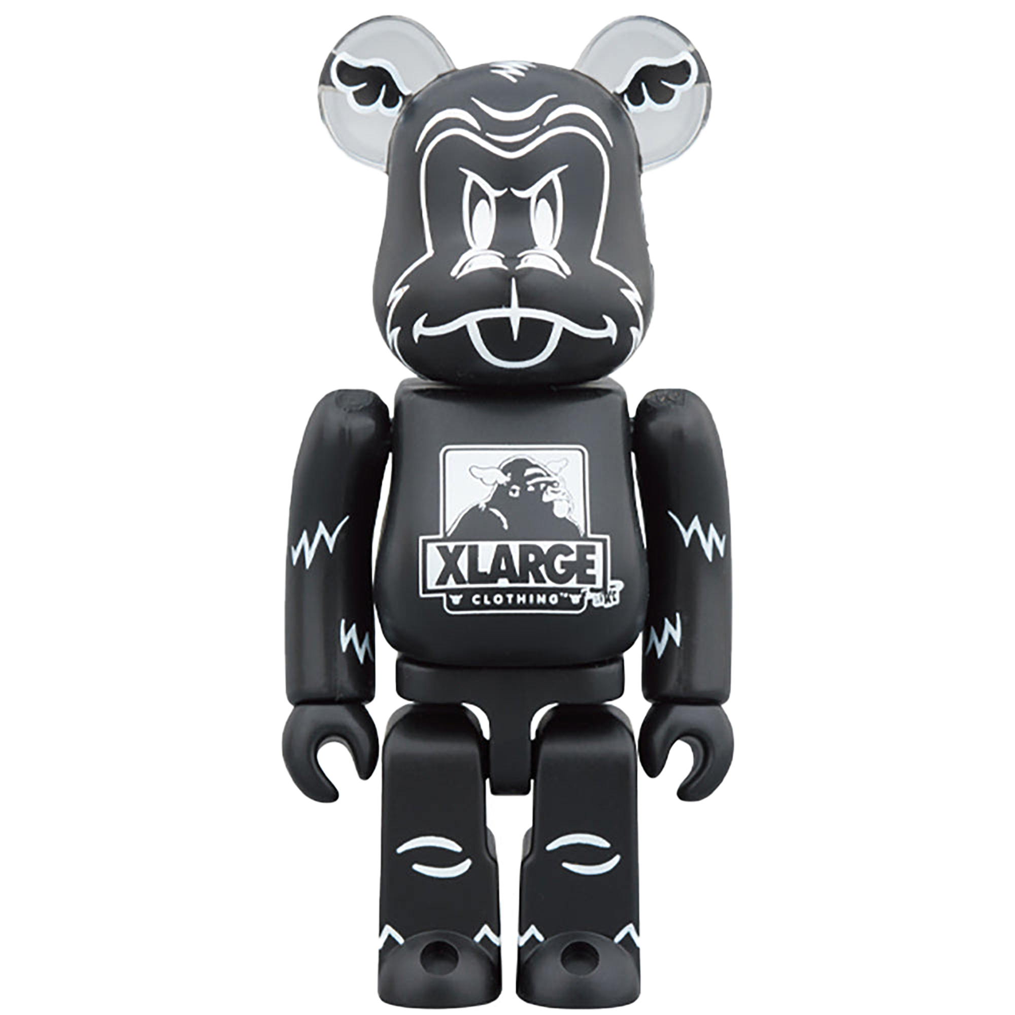 BE@RBRICK XLARGE × D*Face 100％ & 400％ BROWN/BLACK