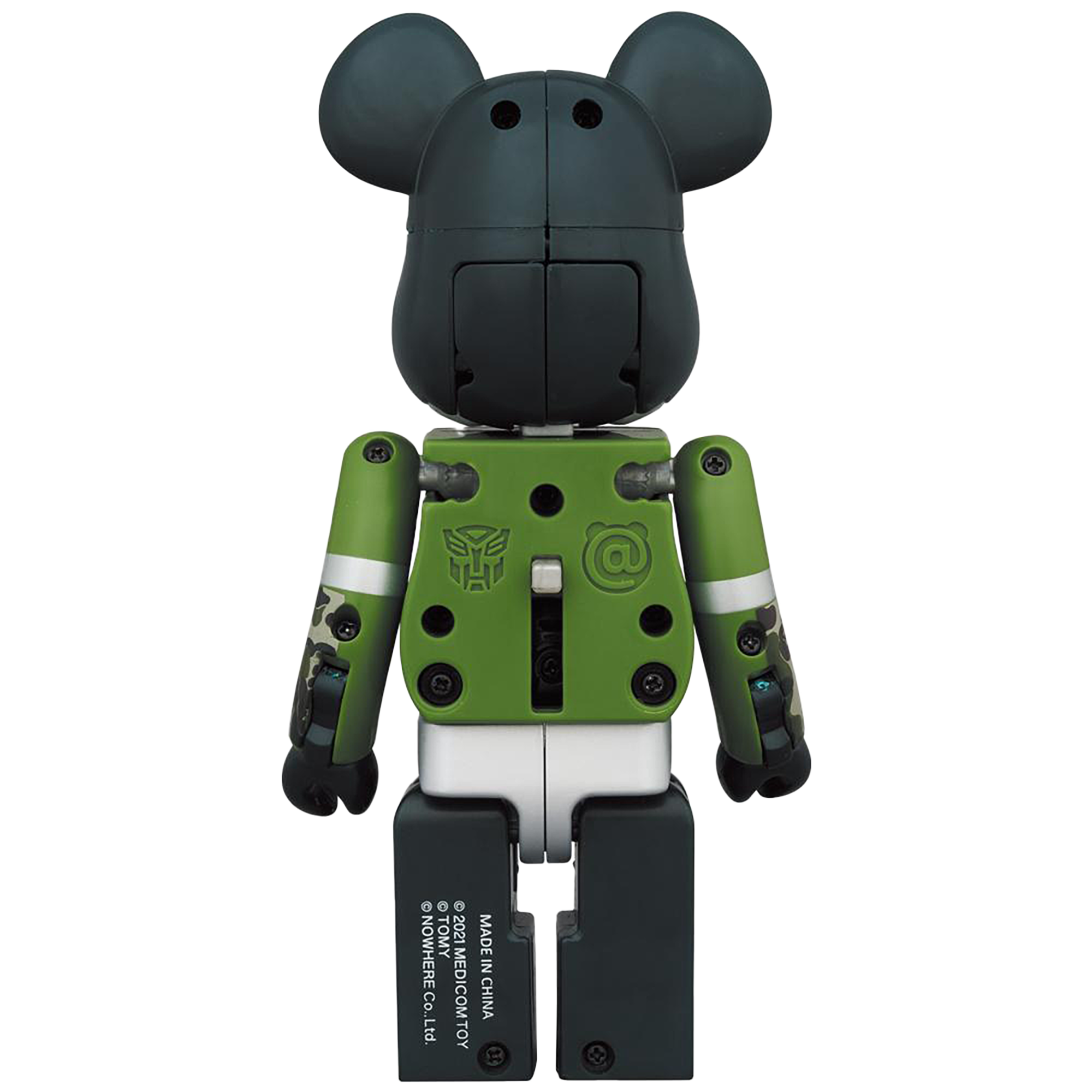 BE@RBRICK × TRANSFORMERS OPTIMUS PRIME BAPE(R) GREEN