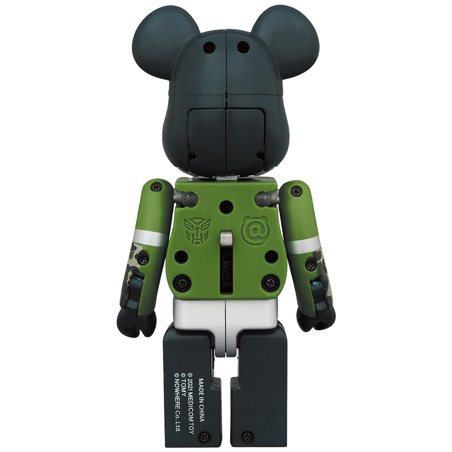 BE@RBRICK × TRANSFORMERS OPTIMUS PRIME BAPE(R) GREEN
