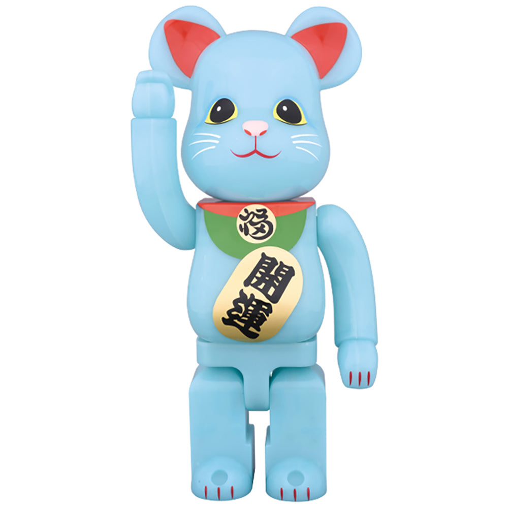BE@RBRICK 招き猫 青蓄光400％_0