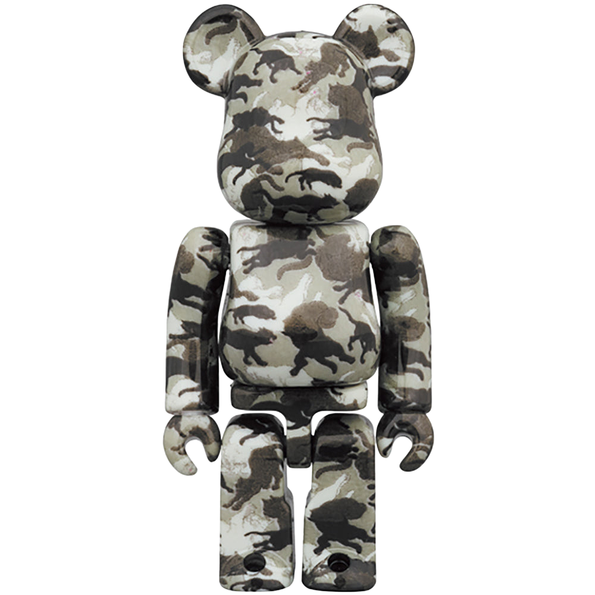 BE@RBRICK 石川真澄「猫しぐさ 名採模様」 100％ & 400％