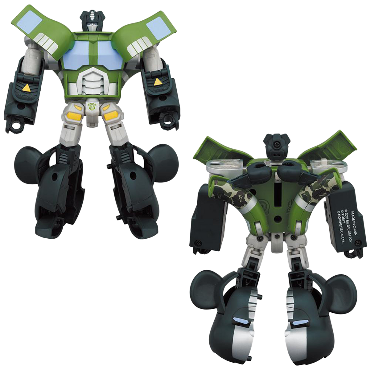 BE@RBRICK × TRANSFORMERS OPTIMUS PRIME BAPE(R) GREEN
