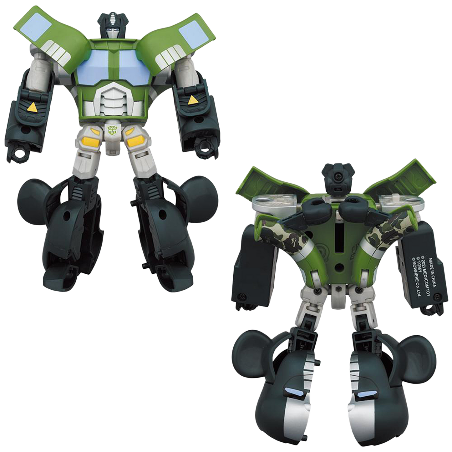 BE@RBRICK × TRANSFORMERS OPTIMUS PRIME BAPE(R) GREEN