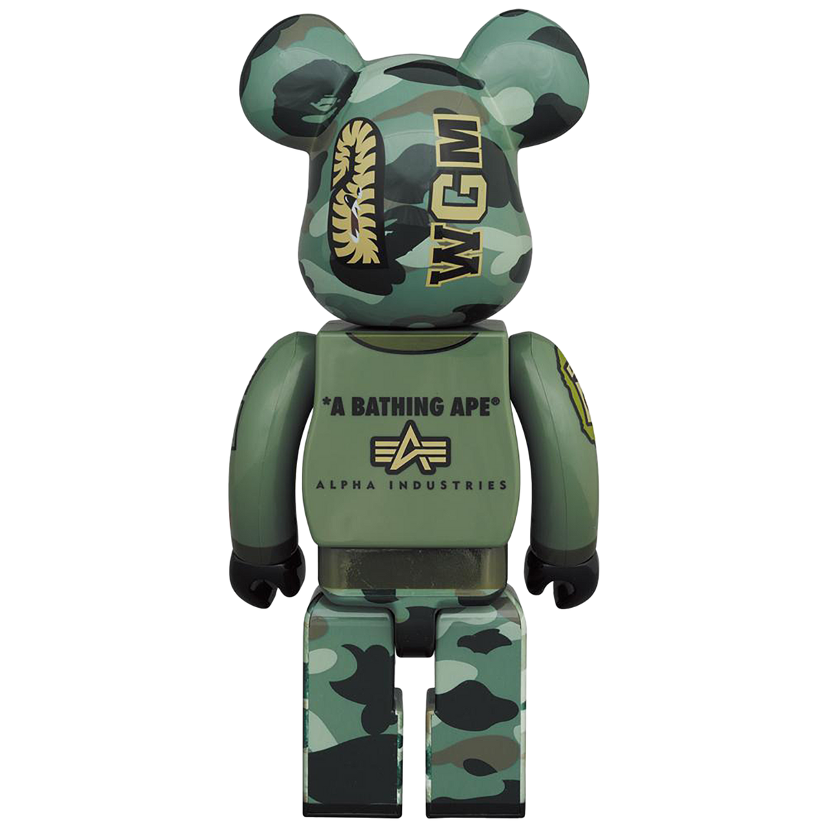 BE@RBRICK BAPE (R) × ALPHA 100％ & 400％