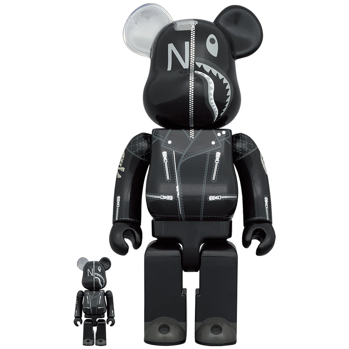 A BATHING APE(R) × NEIGHBORHOOD(R) BE@RBRICK 100％ & 400％