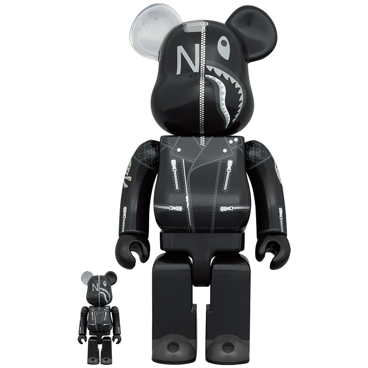 A BATHING APE(R) × NEIGHBORHOOD(R) BE@RBRICK 100％ & 400％