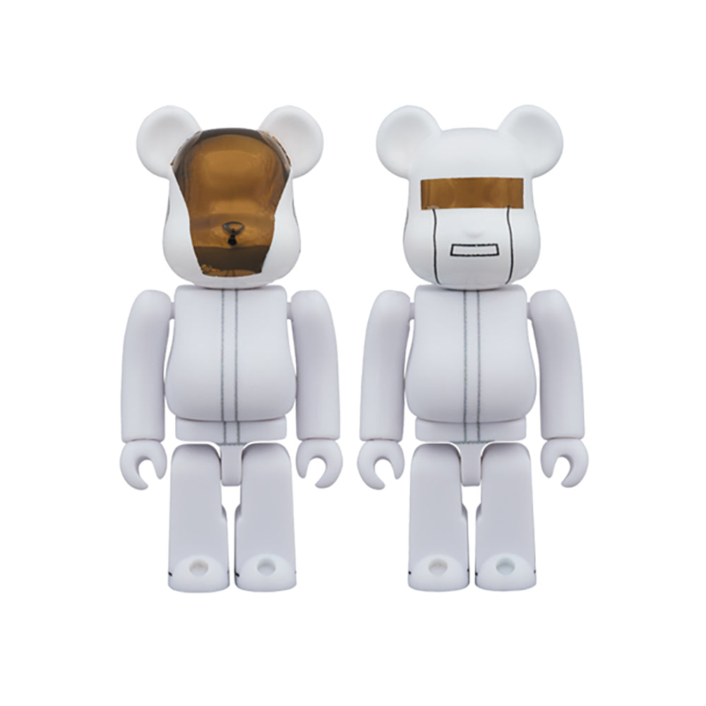 BE@RBRICK DAFT PUNK （WHITE SUITS Ver.） 2 PACK GUY-MANUEL de HOMEM-CHRISTO／ THOMAS BANGALTER 100％_0