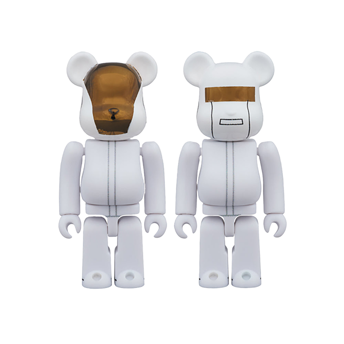 BE@RBRICK DAFT PUNK （WHITE SUITS Ver.） 2 PACK GUY-MANUEL de HOMEM-CHRISTO／ THOMAS BANGALTER 100％
