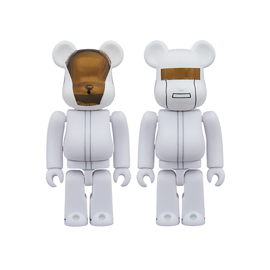 BE@RBRICK DAFT PUNK （WHITE SUITS Ver.） 2 PACK GUY-MANUEL de HOMEM-CHRISTO／ THOMAS BANGALTER 100％