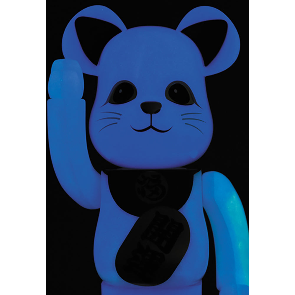 BE@RBRICK 招き猫 青蓄光400％_1
