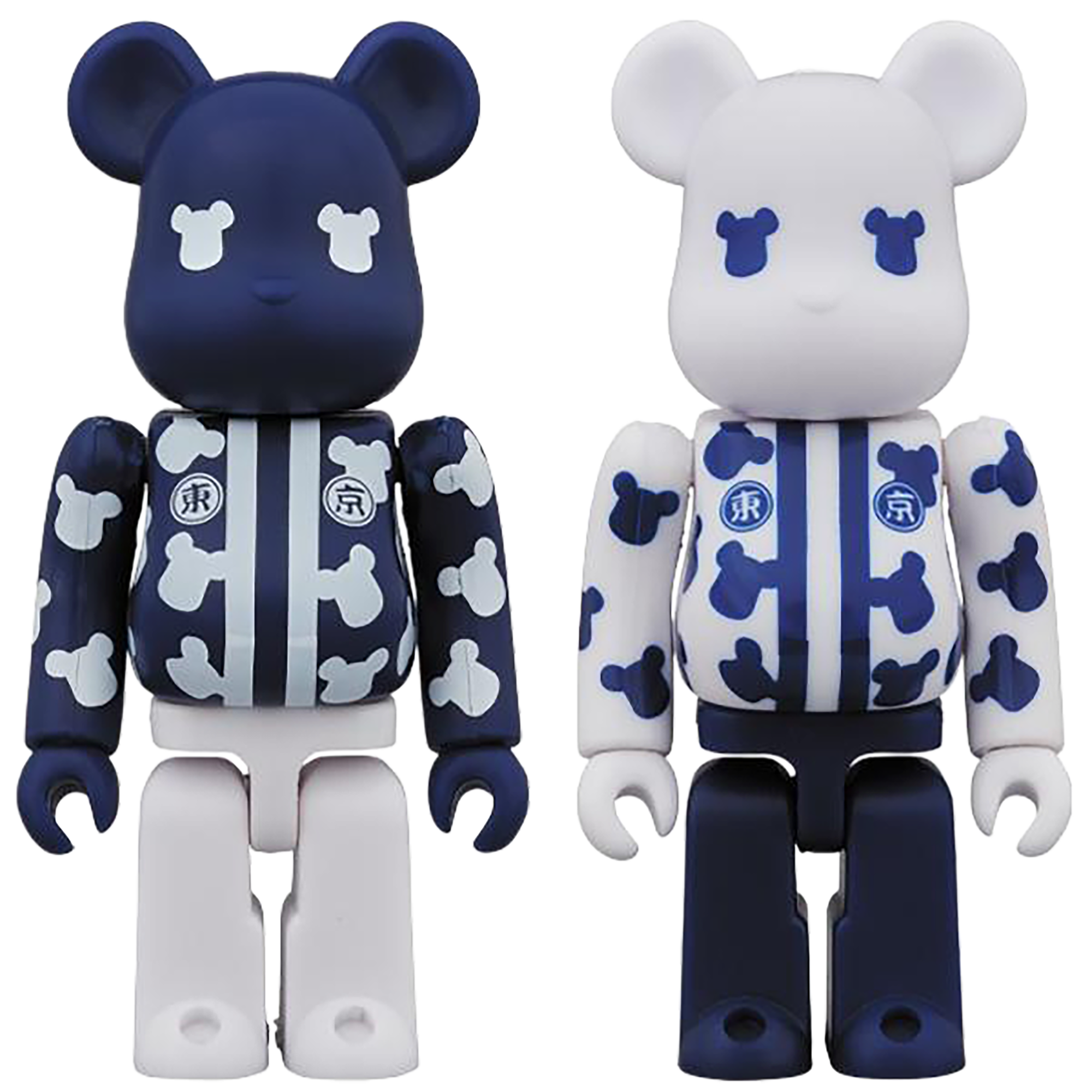 BE@RBRICK Happi Tokyo Navy blue／White