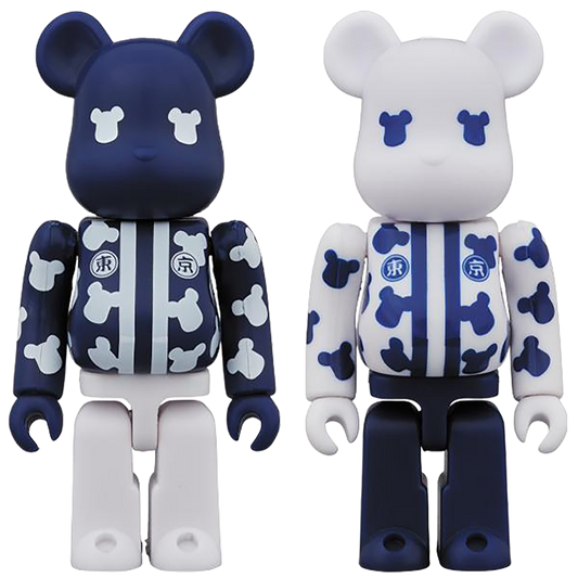BE@RBRICK Happi Tokyo Navy blue／White
