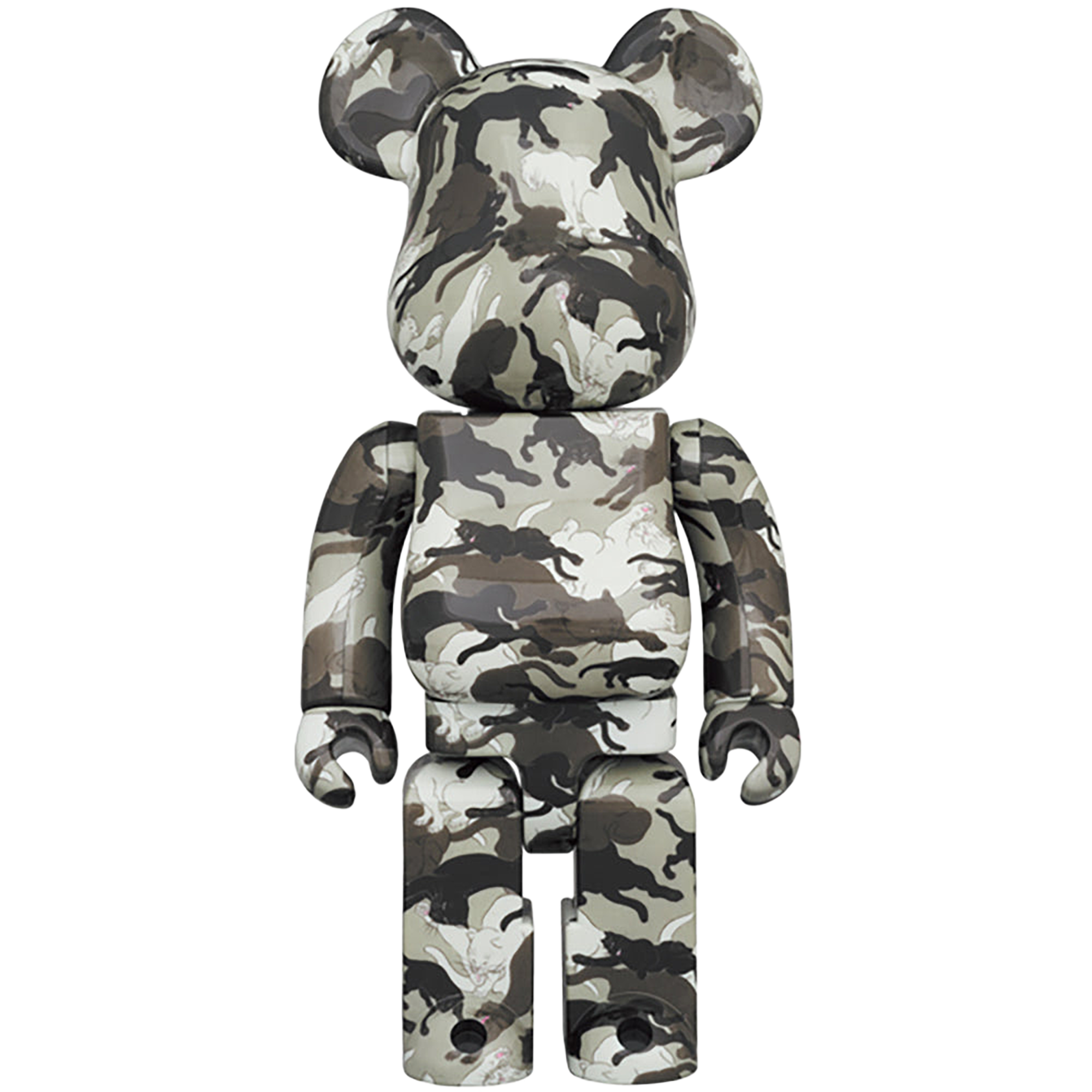 BE@RBRICK 石川真澄「猫しぐさ 名採模様」 100％ & 400％