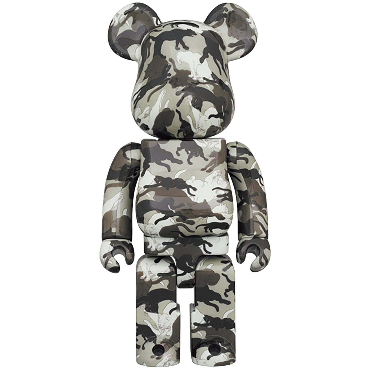BE@RBRICK 石川真澄「猫しぐさ 名採模様」 100％ & 400％