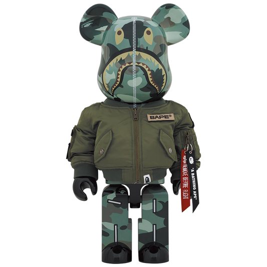 BE@RBRICK BAPE (R) × ALPHA 1000%
