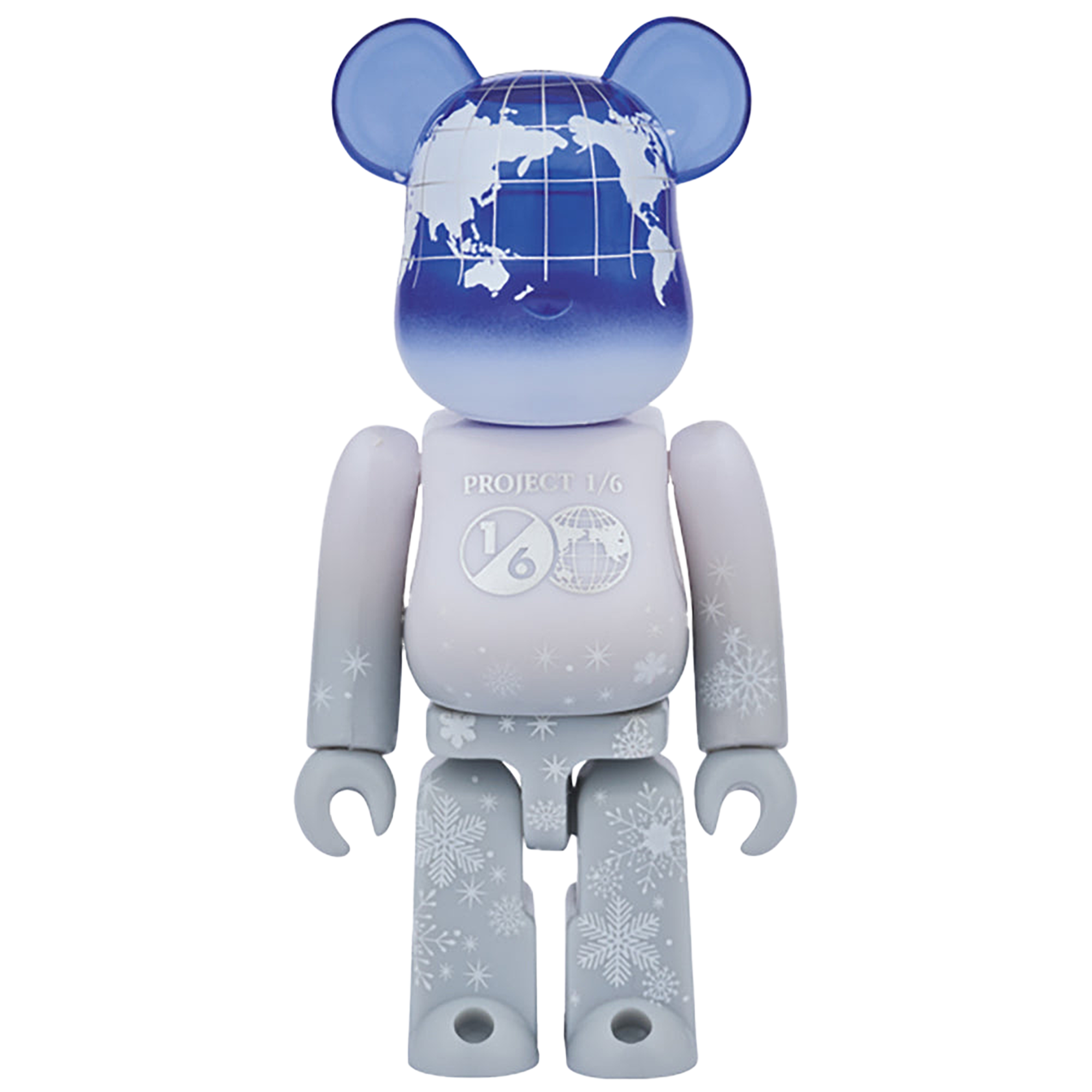 BE@RBRICK EARTH（VOLCANO RED / SNOW WHITE）100％