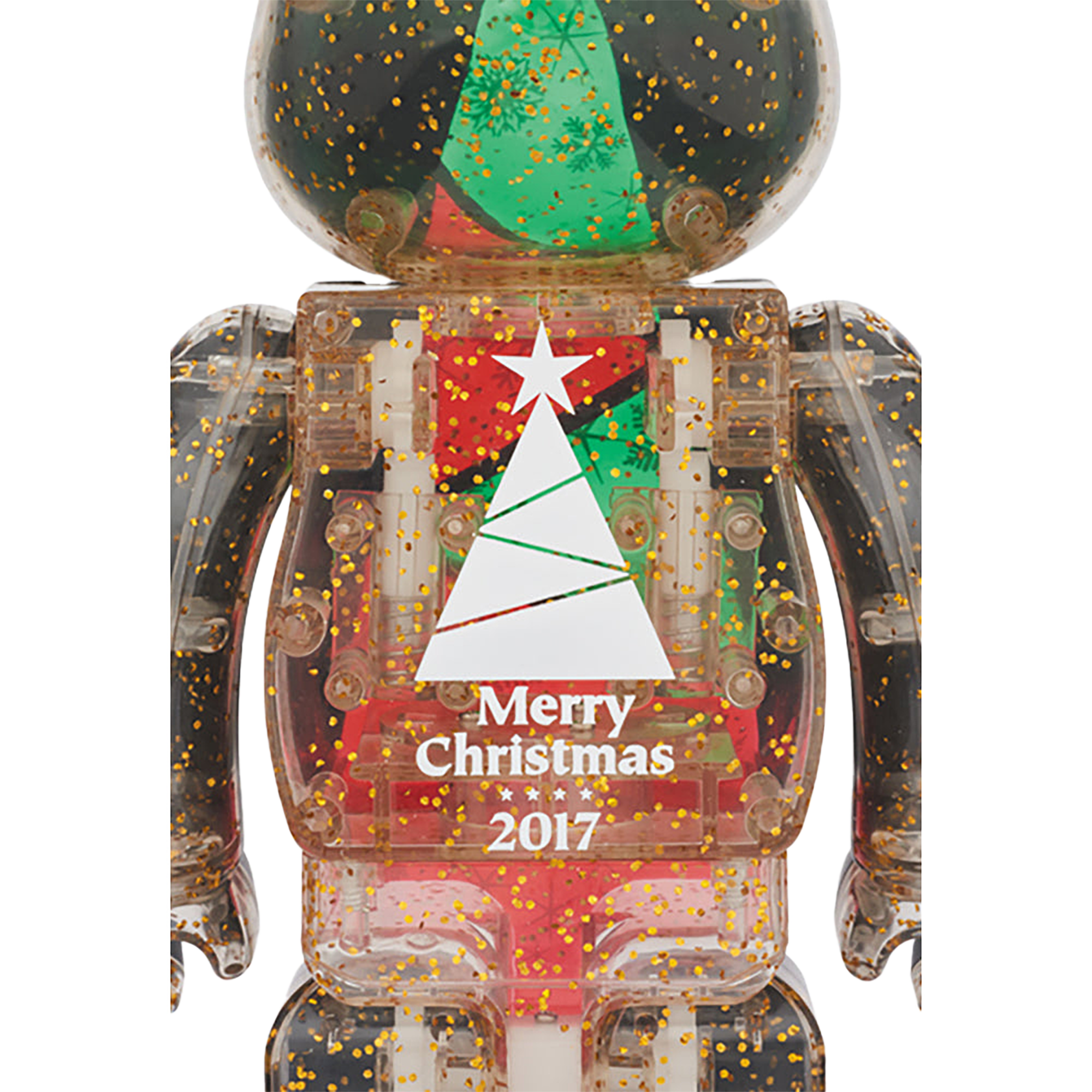 2017 Xmas BE@RBRICK 100％ & 400％セット Stained-glass tree Ver.2