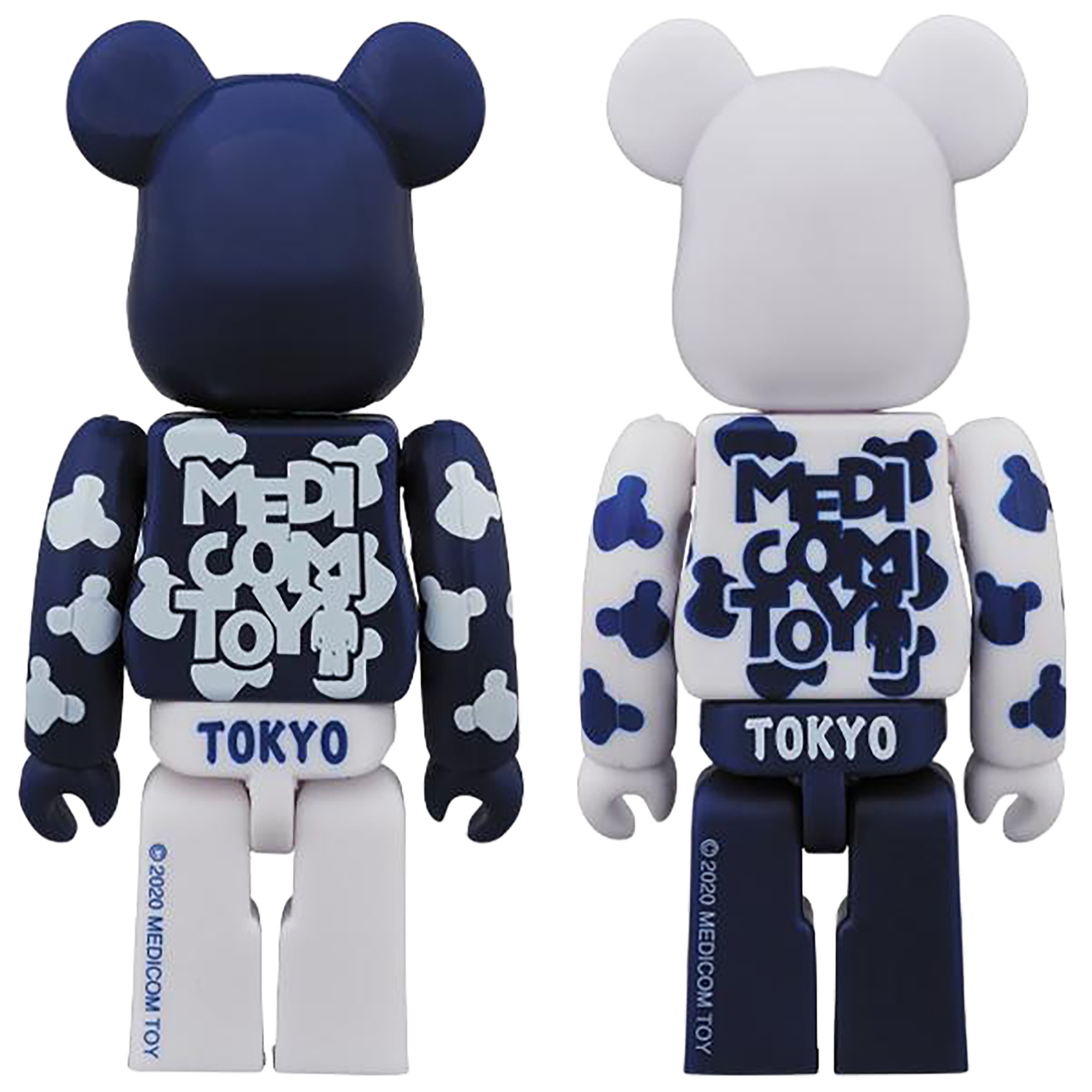 BE@RBRICK Happi Tokyo Navy blue／White