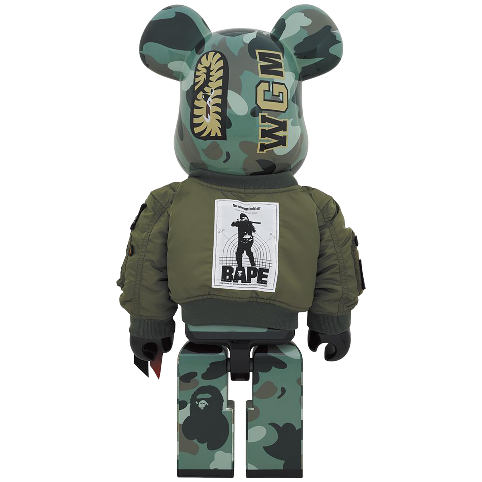 BE@RBRICK BAPE (R) × ALPHA 1000％