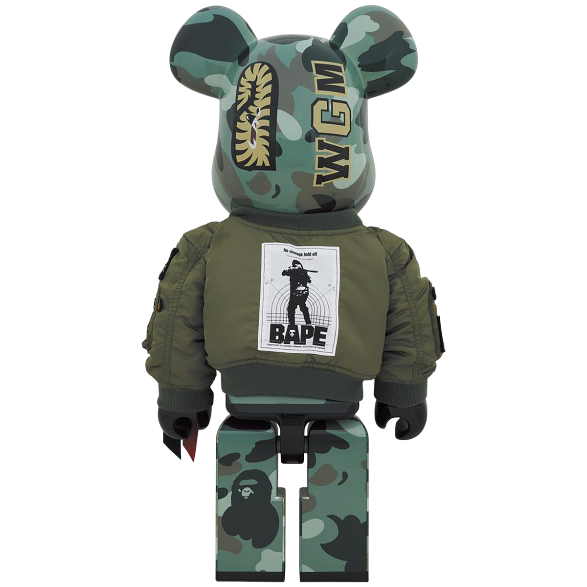 BE@RBRICK BAPE (R) × ALPHA 1000％