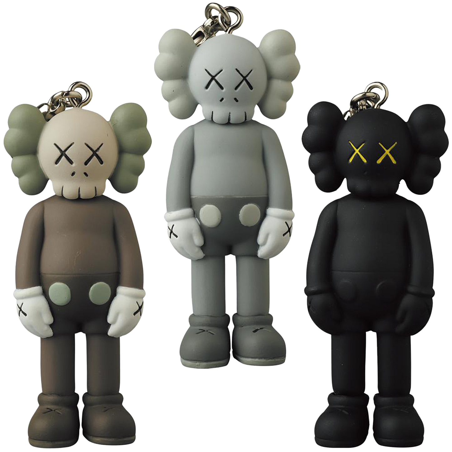 KAWS COMPANION KEYHOLDER BROWN/GREY/BLACK