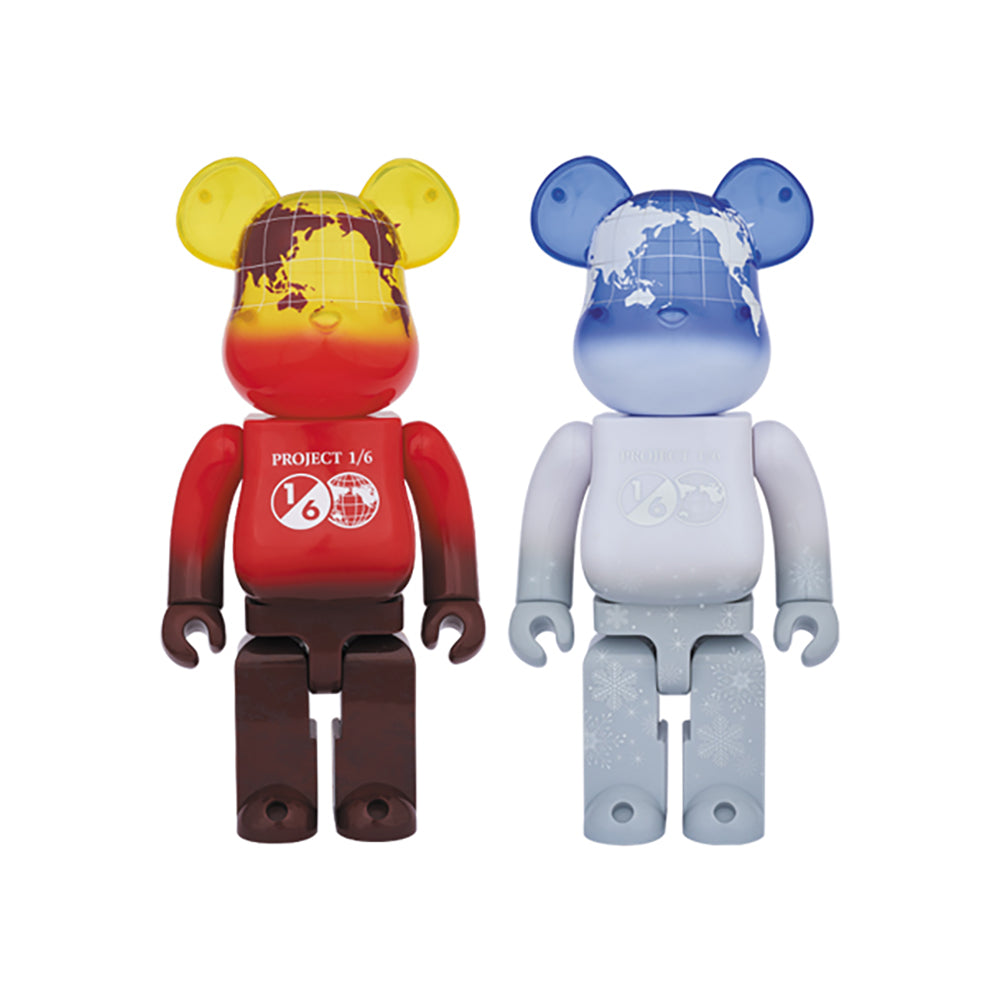 BE@RBRICK EARTH （VOLCANO RED / SNOW WHITE） 400％_0