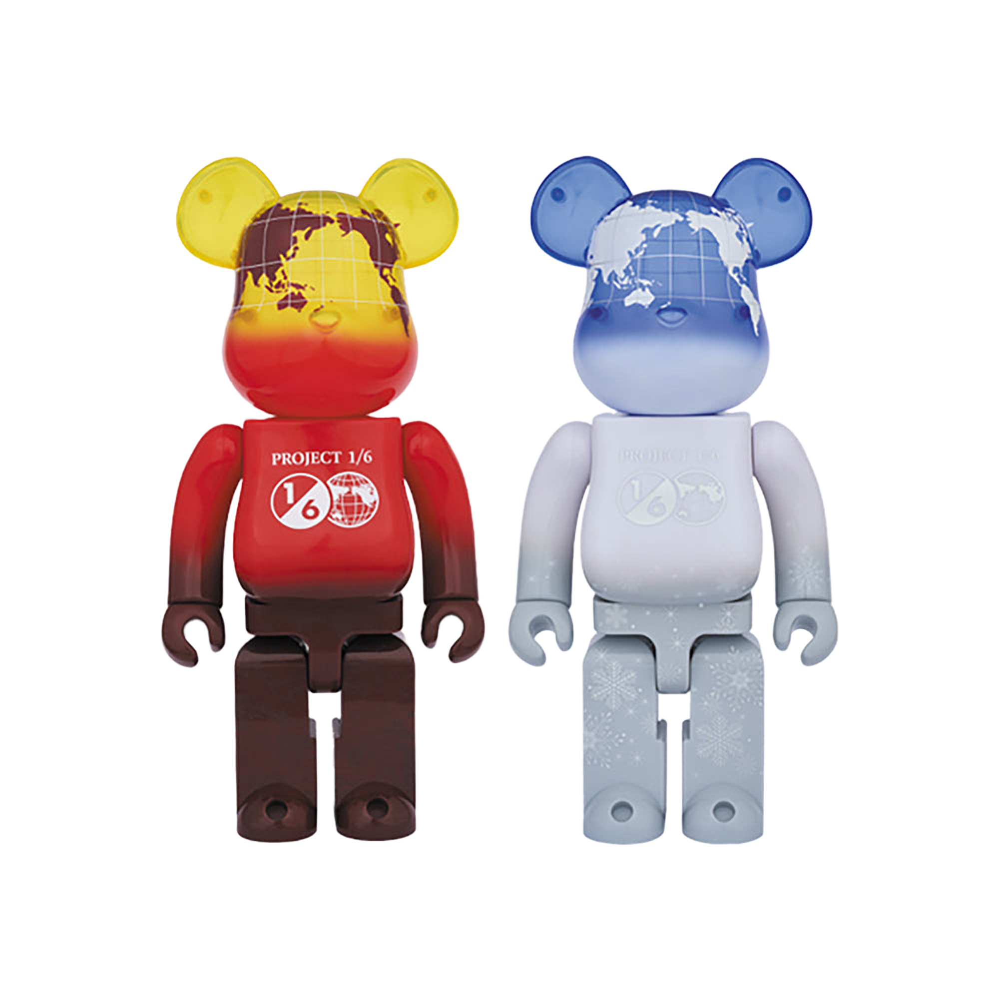 BE@RBRICK EARTH （VOLCANO RED / SNOW WHITE） 400％