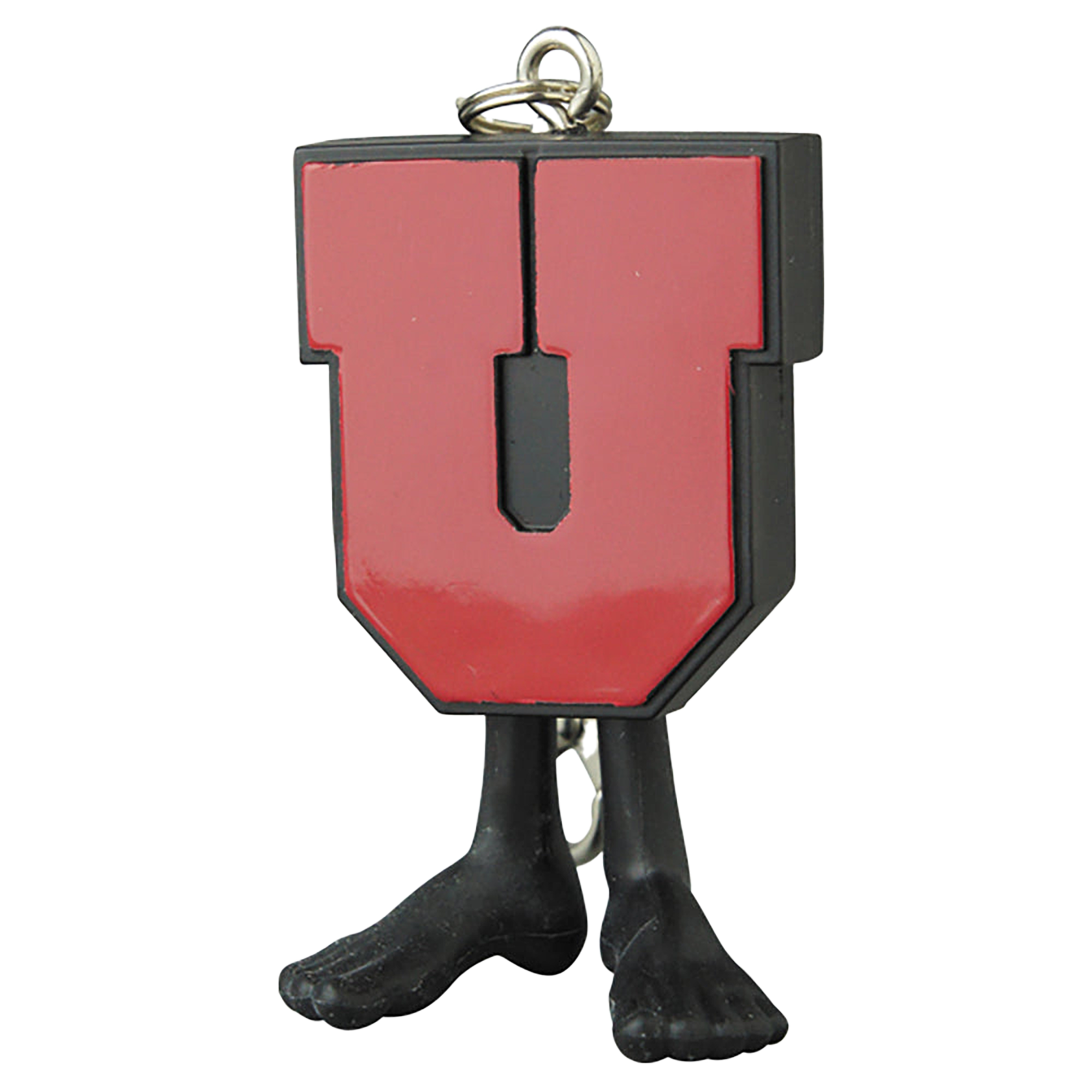 UNDEFEATED U-MAN KEYCHAIN BLACK×RED/PURPLE×YELLOW/BLACK/ OLIVE/GOLD CHROME/CHROME