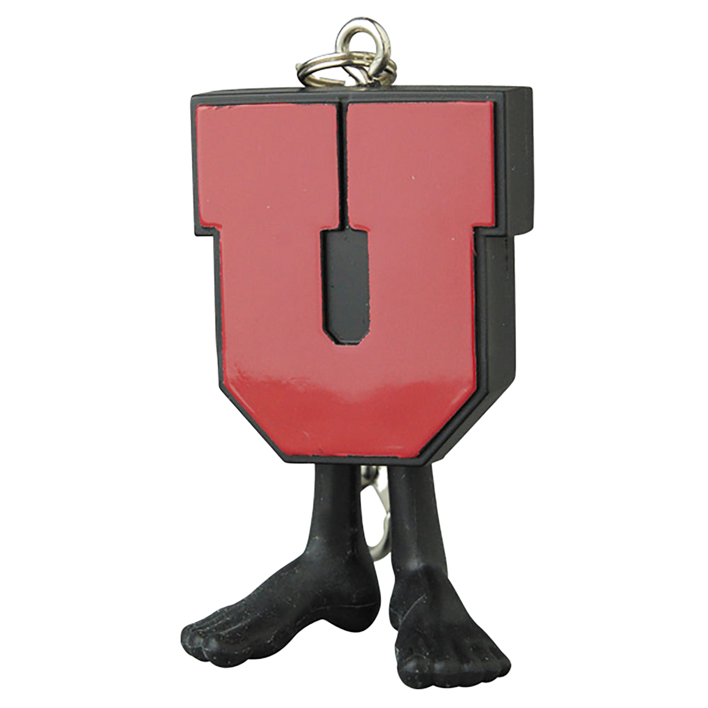 UNDEFEATED U-MAN KEYCHAIN BLACK×RED/PURPLE×YELLOW/BLACK/ OLIVE/GOLD CHROME/CHROME
