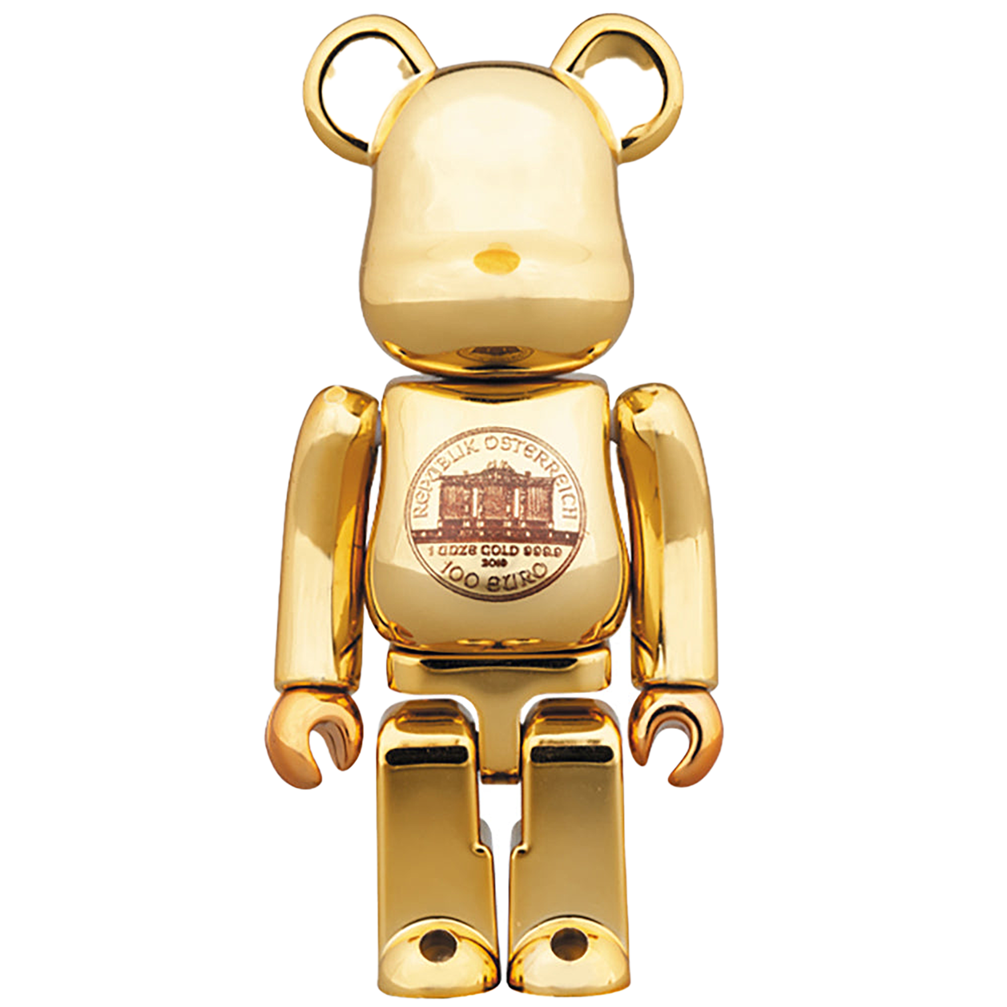 BE@RBRICK付きウィーン金貨 ハーモニー1/25 オンスコインペンダント