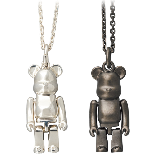 IVXLCDM × BE@RBRICK Charm necklace(SILVER／BLACK)