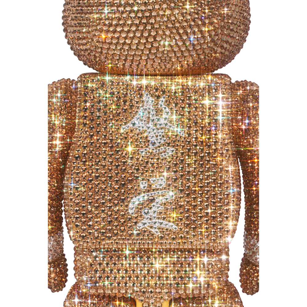 BE@RBRICK CRYSTAL DECORATE mastermind JAPAN GOLD & SILVER Ver. 400％_1