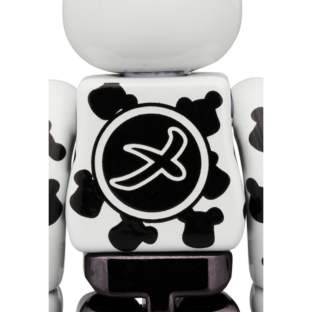BE@RBRICK メ組 はっぴ 白メッキ 100％_1