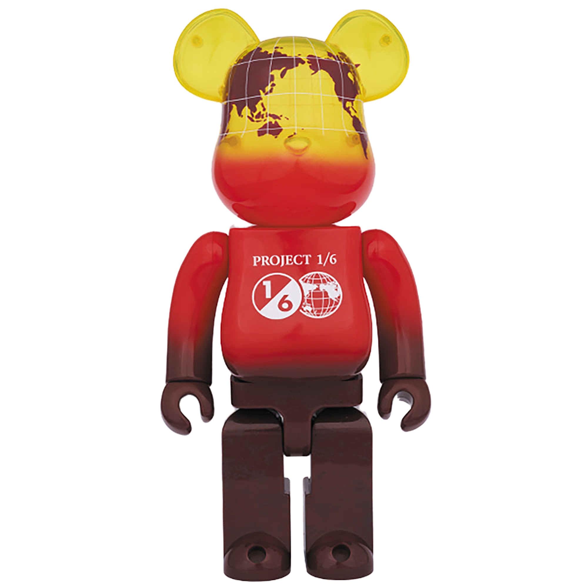 BE@RBRICK EARTH （VOLCANO RED / SNOW WHITE） 400％