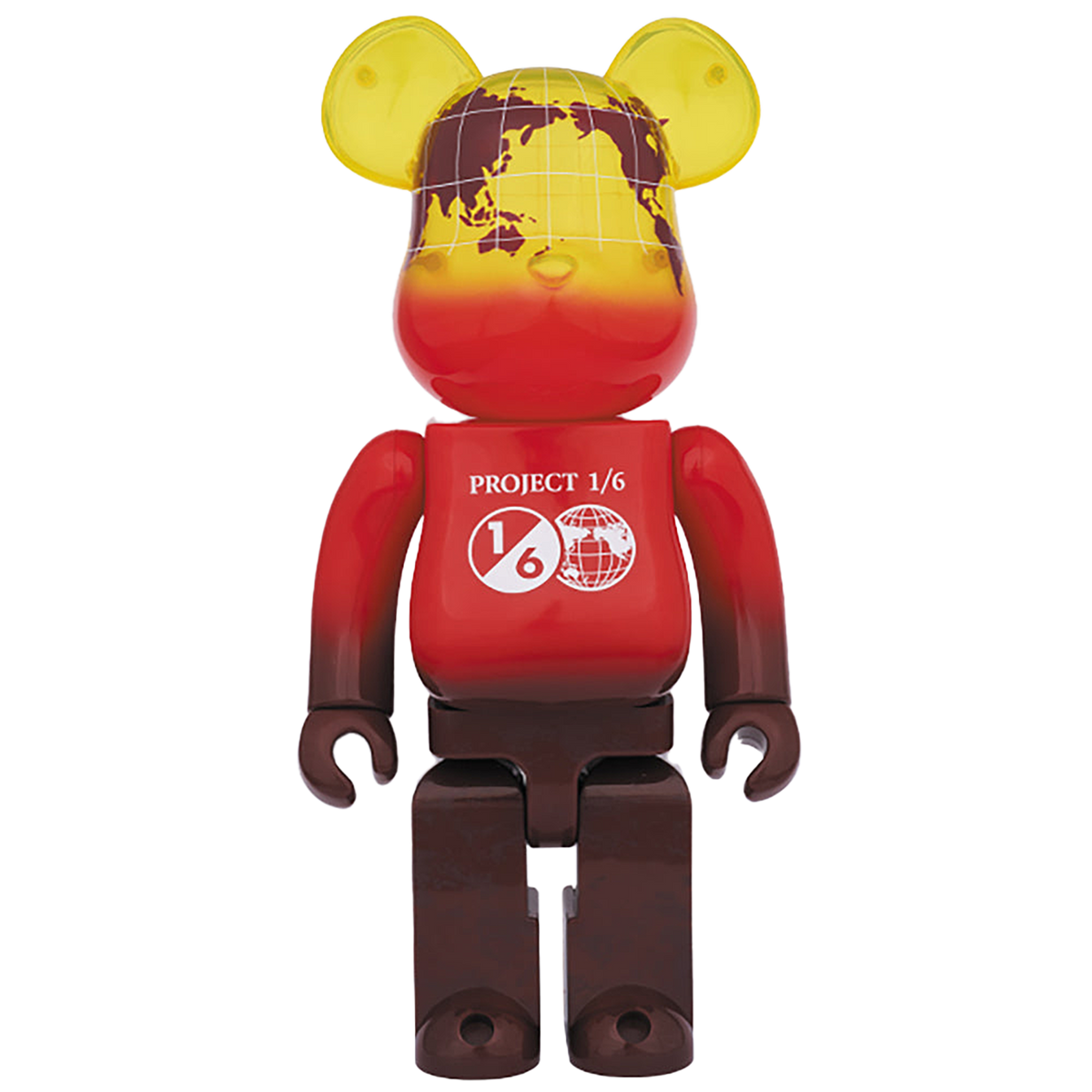BE@RBRICK EARTH （VOLCANO RED / SNOW WHITE） 400％
