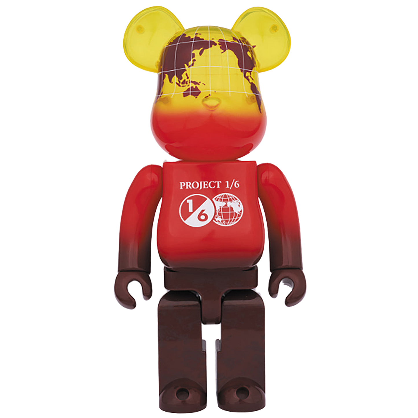BE@RBRICK EARTH （VOLCANO RED / SNOW WHITE） 400％