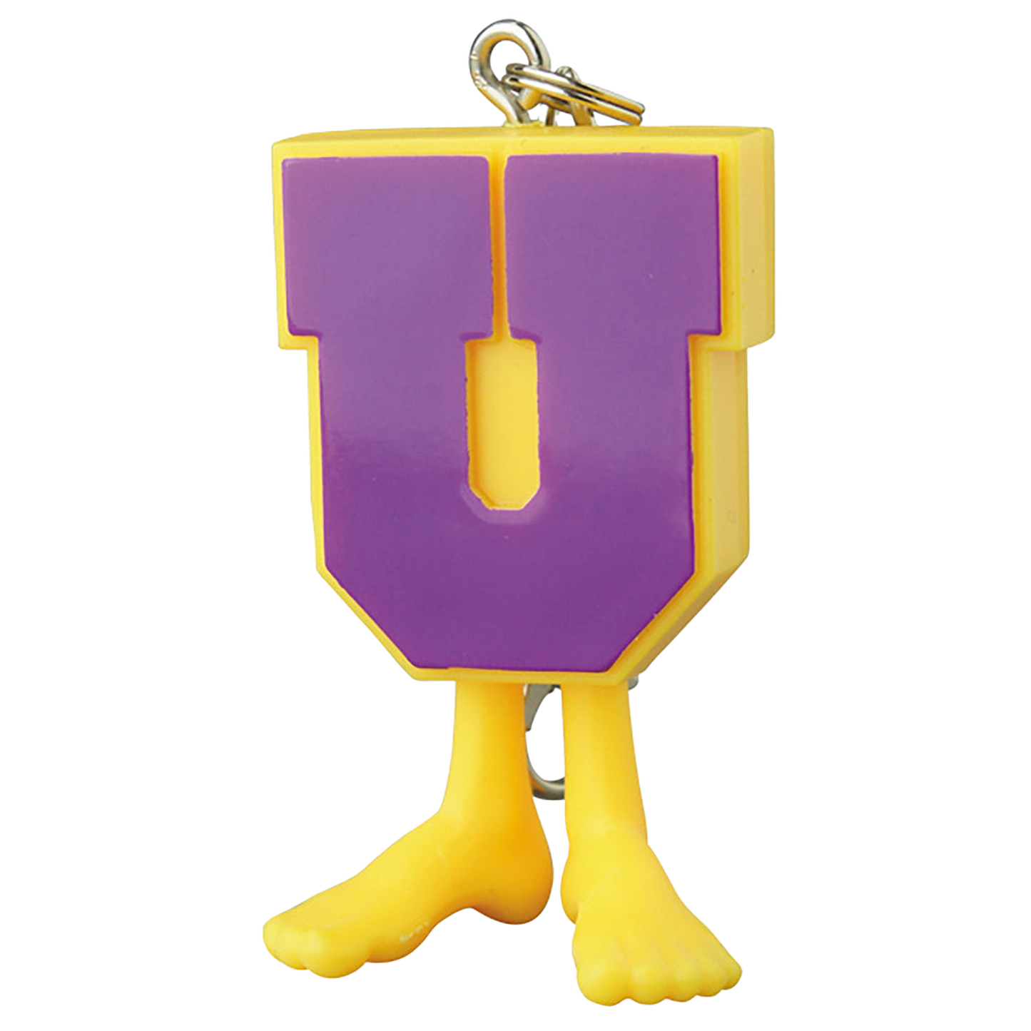 UNDEFEATED U-MAN KEYCHAIN BLACK×RED/PURPLE×YELLOW/BLACK/ OLIVE/GOLD CHROME/CHROME