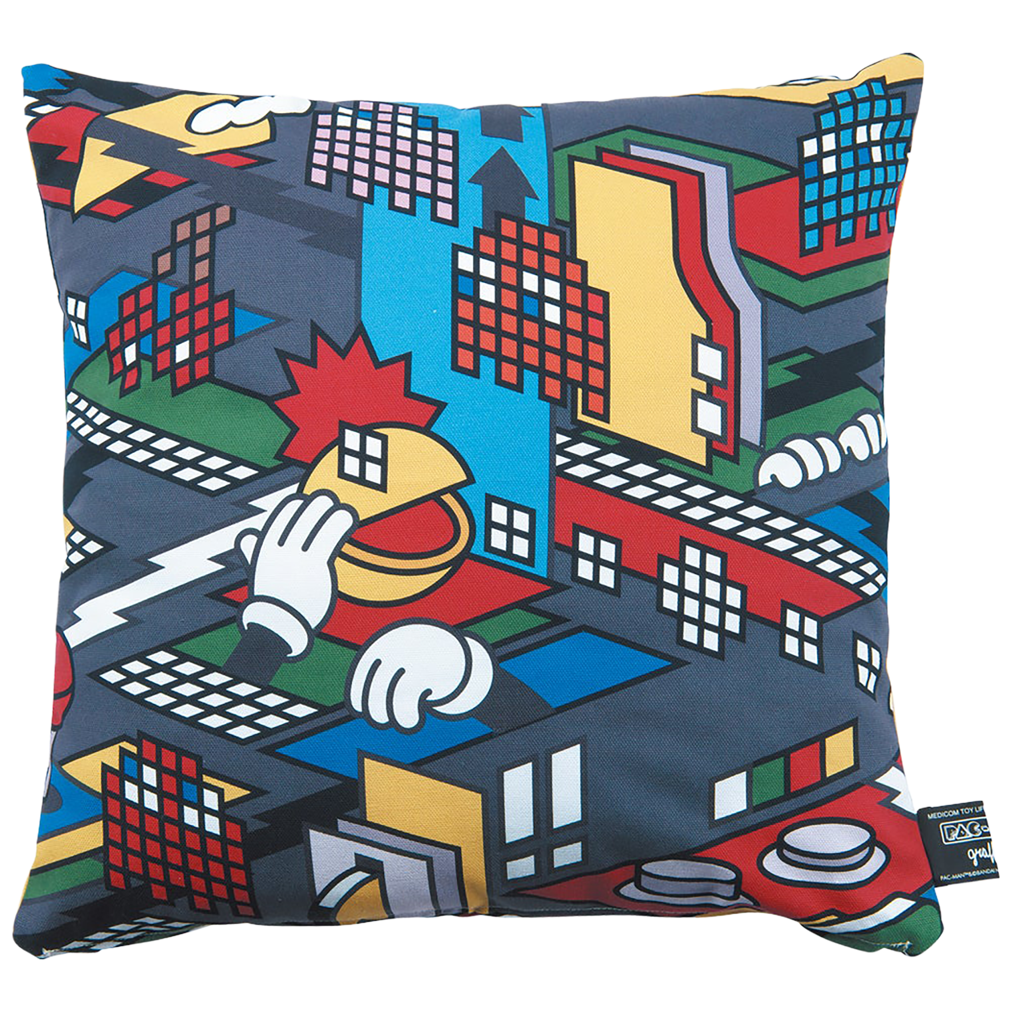 MLE PAC-MAN × GRAFFLEX SQUARE CUSHION “PAC-MAN × GRAFFLEX”《Planned to be shipped in late July 2022》