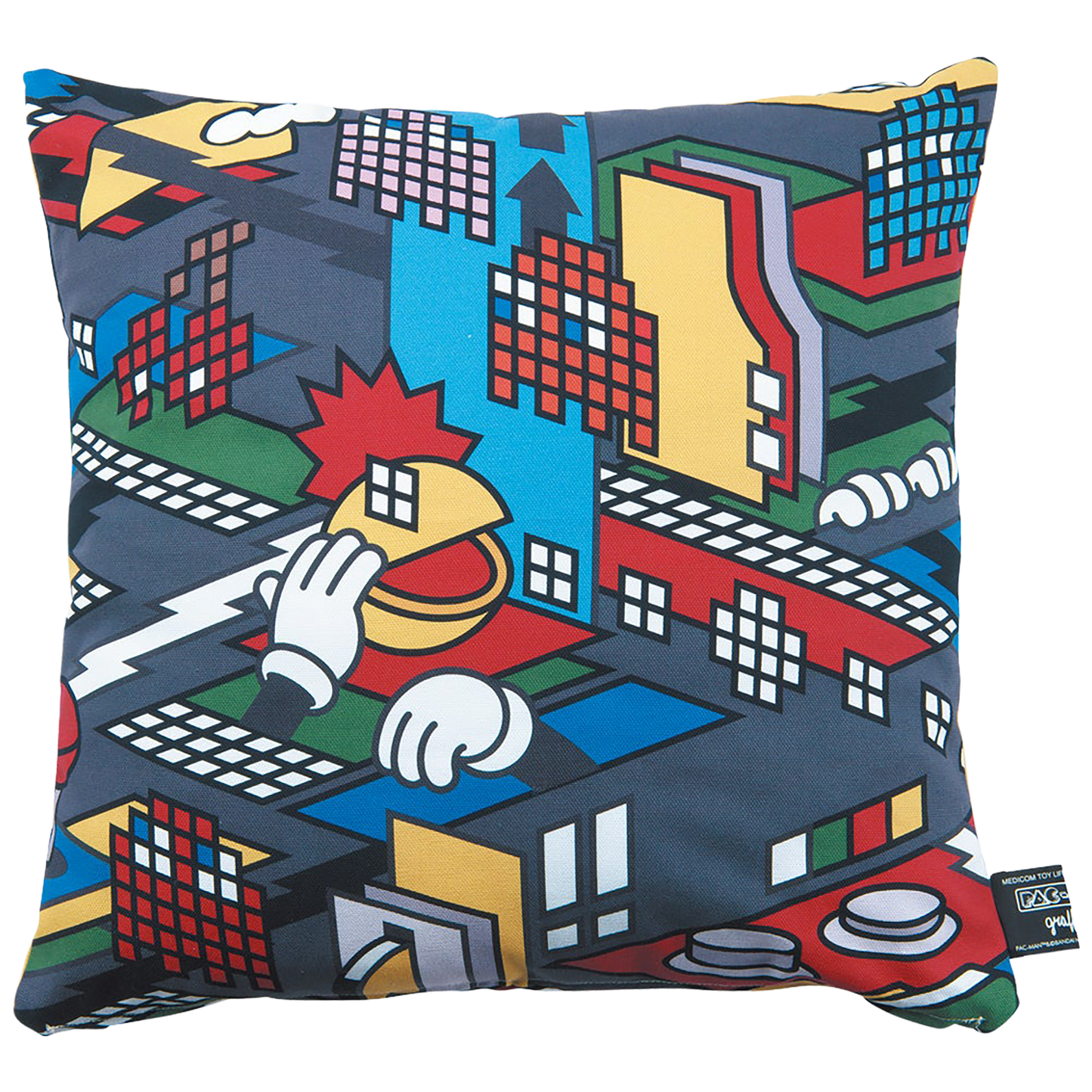 MLE PAC-MAN × GRAFFLEX SQUARE CUSHION “PAC-MAN × GRAFFLEX”《Planned to be shipped in late July 2022》