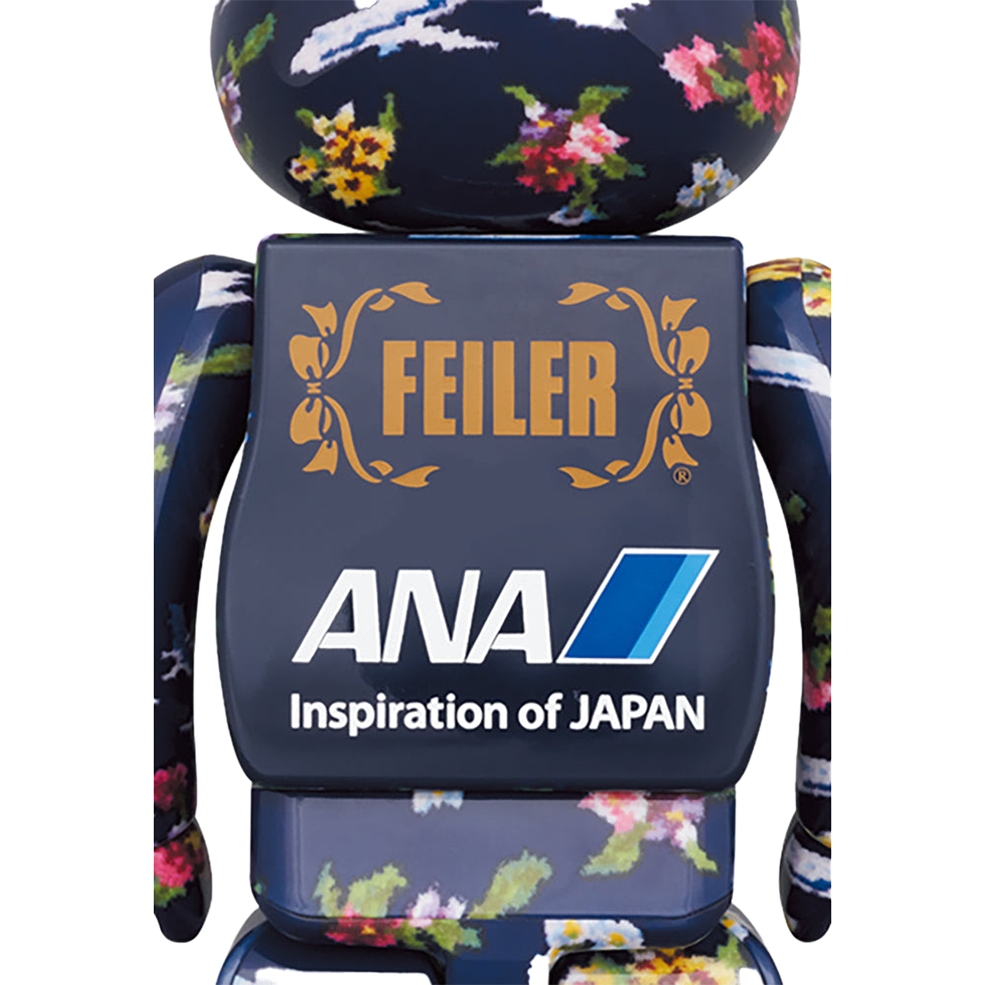 〈ANAオリジナル〉 FEILER × BE@RBRICK for ANA ANAマイディアリー 100％ & 400％