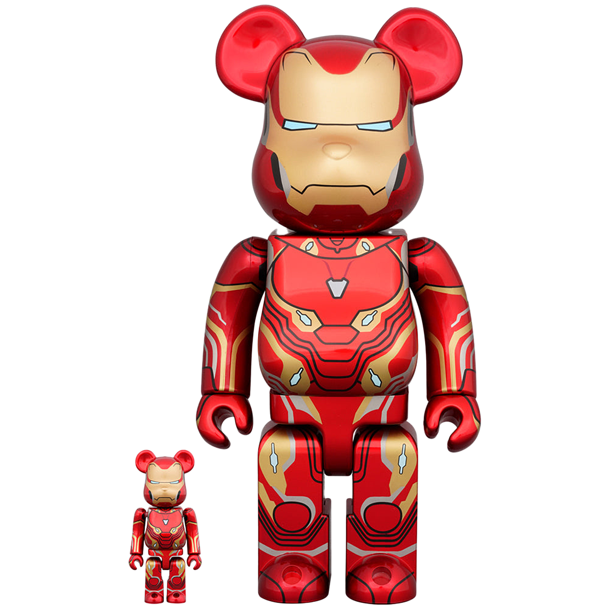 BE@RBRICK IRON MAN MARK 50 100％ & 400％
