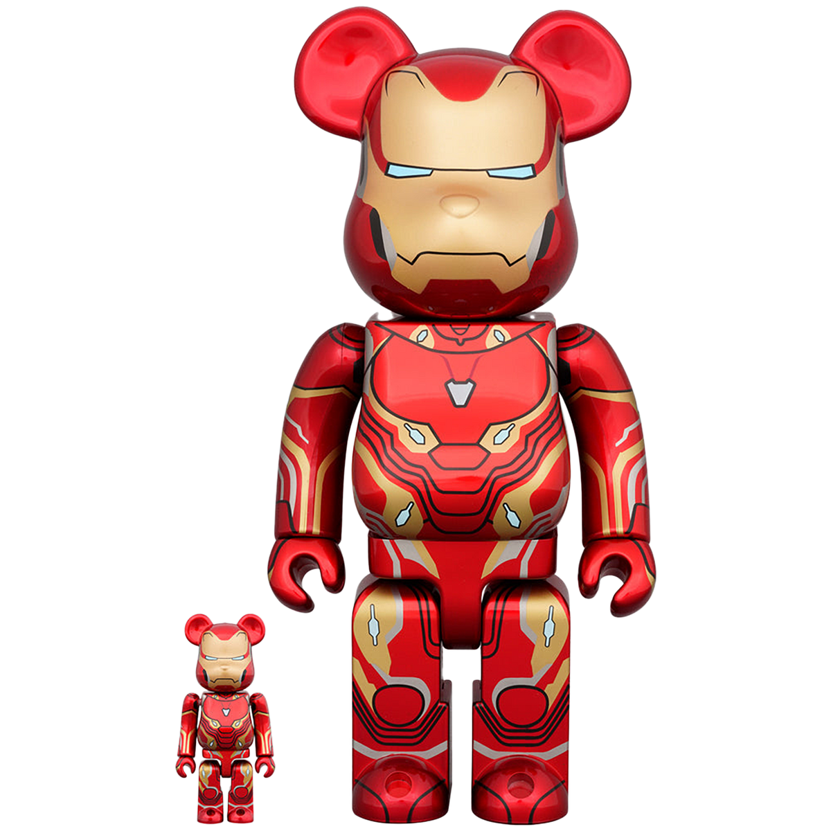 BE@RBRICK IRON MAN MARK 50 100％ & 400％
